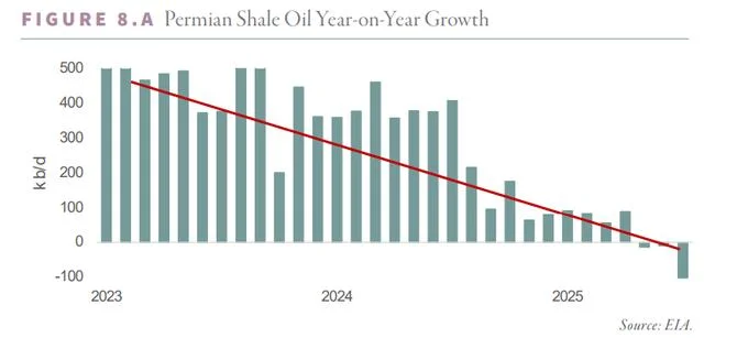 Permian Shale Oil - Year-on-Year Production Growth